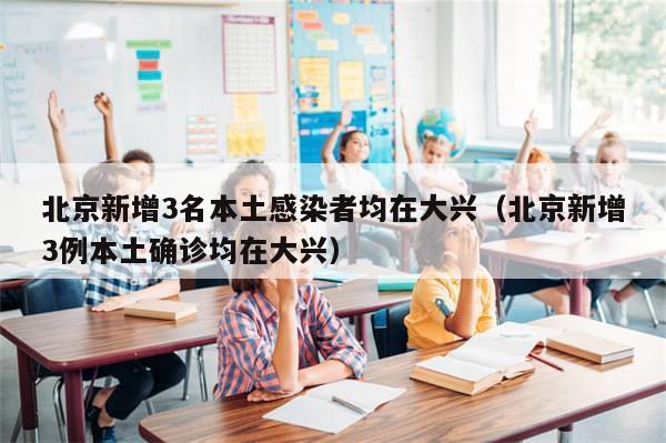 北京新增3名本土感染者均在大兴(北京新增3例本土确诊均在大兴)-第1张图片-分享有趣的实用知识 北京新增3名本土感染者均在大兴(北京新增3例本土确诊均在大兴)-第1张图片-分享有趣的实用知识
